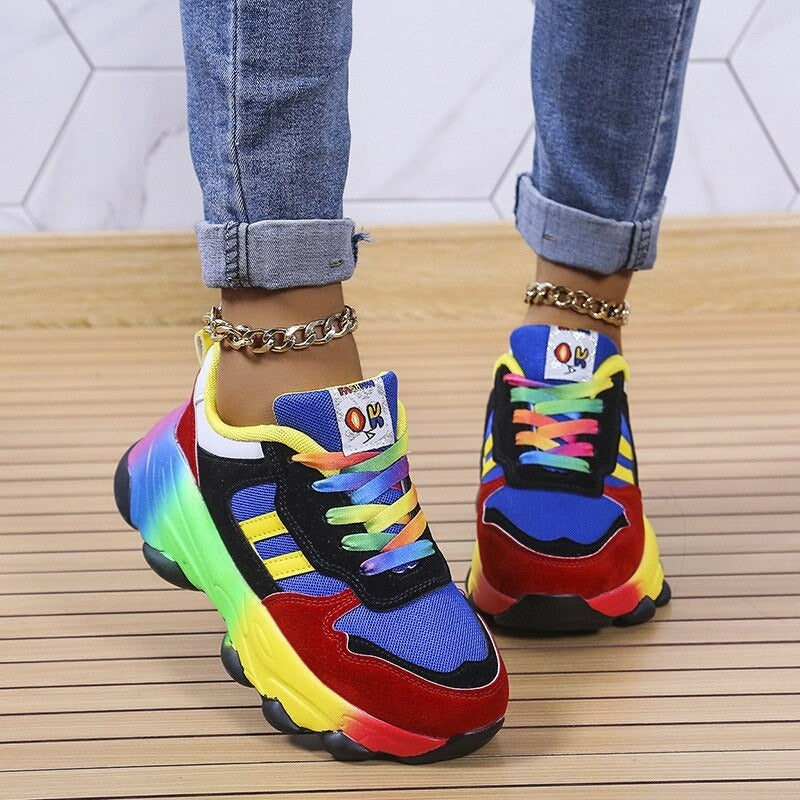 Lehmann Modehaus' Freya - Bequeme Und Modische Regenbogenschuhe