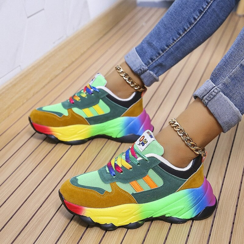 Lehmann Modehaus' Freya - Bequeme Und Modische Regenbogenschuhe