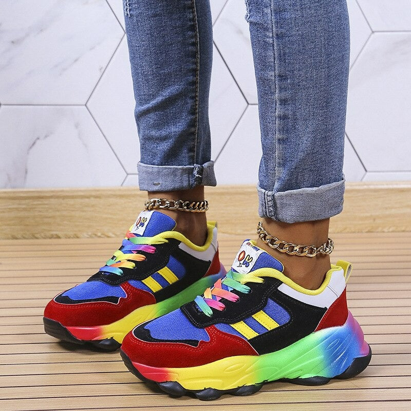 Lehmann Modehaus' Freya - Bequeme Und Modische Regenbogenschuhe