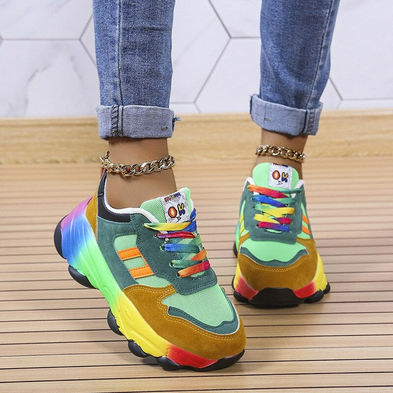 Lehmann Modehaus' Freya - Bequeme Und Modische Regenbogenschuhe